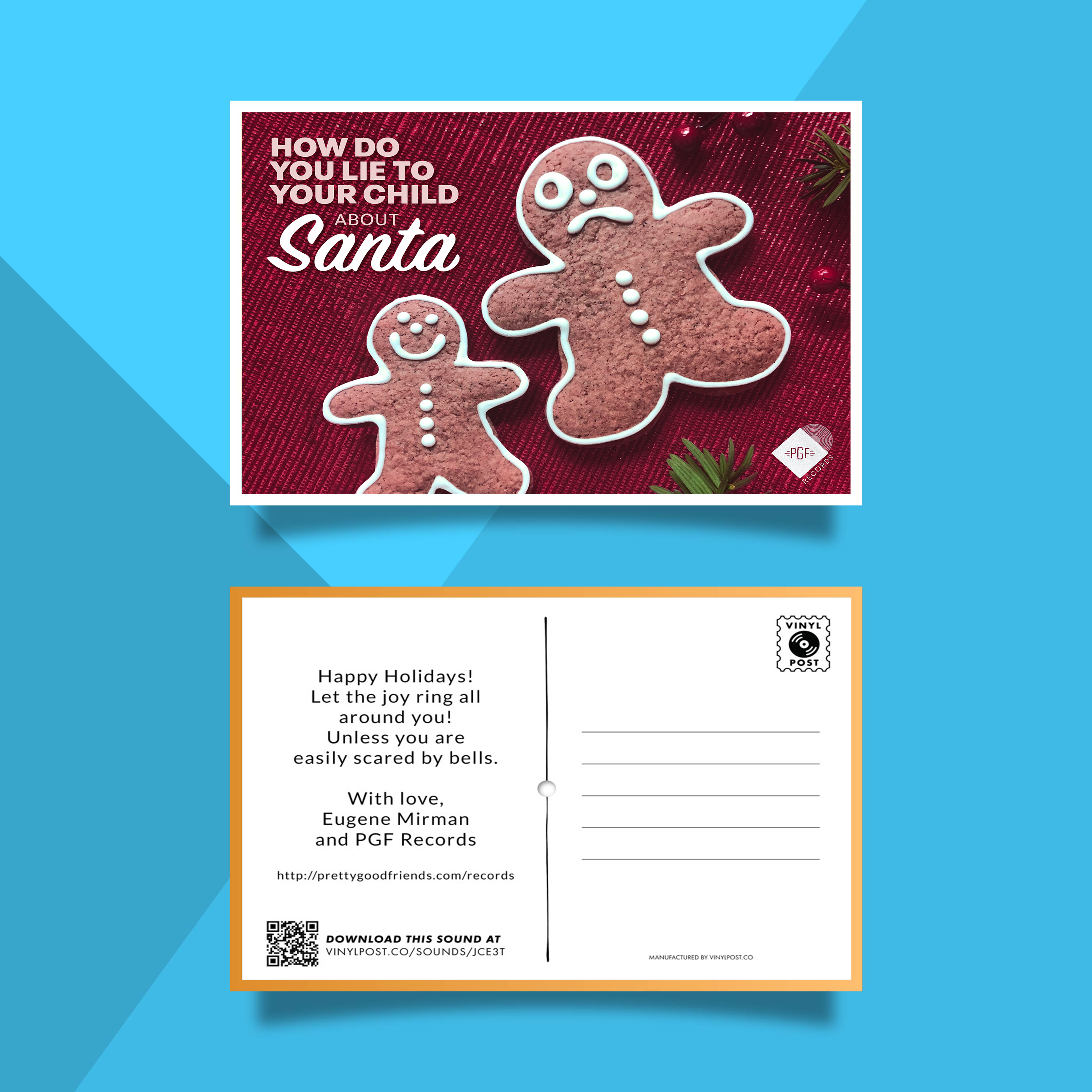 Vinyl Postcard: How Do You Lie To Your Child About Santa